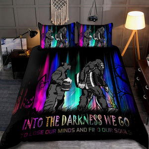 Into The Darkness We Go Bigfoot and Bear Bedding Set MH2608201-MEI