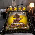 Hunting Deer Drinking Beer Bedding set MH2309201