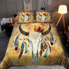 Beautiful Mandala Bull Skull Feather Bedding Set DQB08212004-MEI