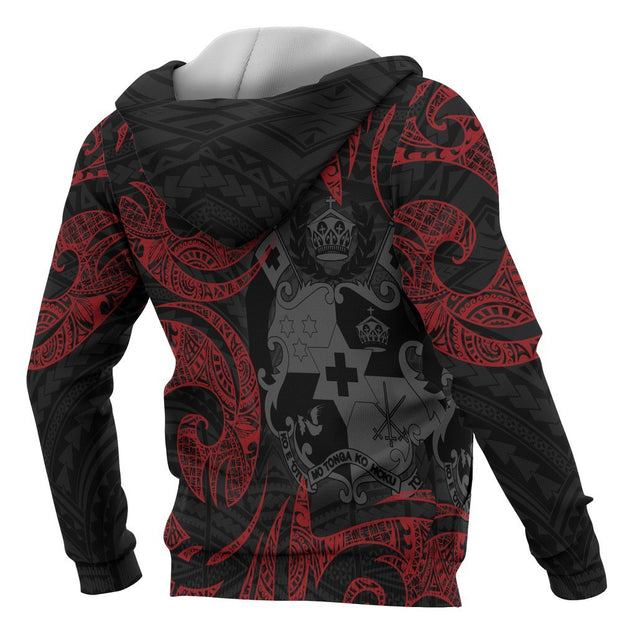 Tonga in My Heart Polynesian Tattoo Style 3D Printed Shirts TT0102-Apparel-TT-Hoodie-S-Vibe Cosy™