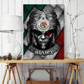 Mexico Aztec Poster Vertical 3D Printed