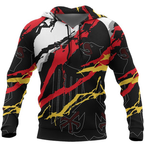 Deutschland - Germany Hoodie - Storm Style PL-Apparel-PL8386-Hoodie-S-Vibe Cosy™