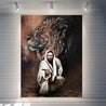 Jesus Lion 3D All Over Printed Poster Vertical