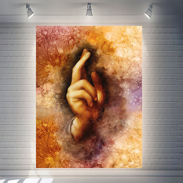 Hand Of Jesus 3D All Over Printed Poster Vertical