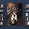 Jesus Lion 3D All Over Printed Poster Vertical