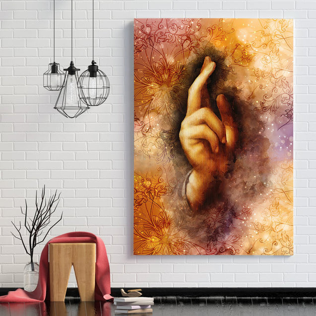 Hand Of Jesus 3D All Over Printed Poster Vertical