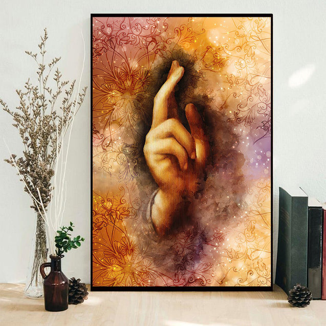 Hand Of Jesus 3D All Over Printed Poster Vertical