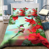 Hummingbird And Hibicus Bedding Set-ML-ML-US Twin-Vibe Cosy™