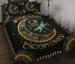 Dragonfly Stay Wild Moon Chill Quilt Bed Set By ML-Quilt-ML-King-Vibe Cosy™