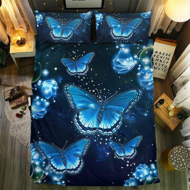 Butterfly Lightning Galaxy Bedding Set - ML-ML-US Twin-Vibe Cosy™