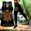 Amazing Ponylesian Turtle Tattoo 3D Over Printed Legging & Tank top-ML