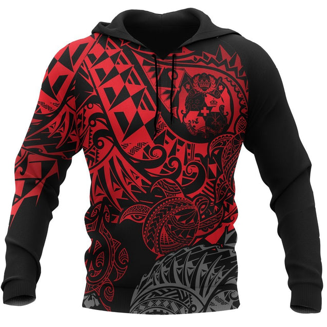 Tonga in My Heart Polynesian Tattoo Style 3D Printed Shirts TT0046-Apparel-TT-Hoodie-S-Vibe Cosy™