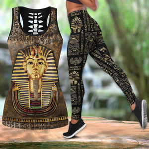 Ancient Egyptian Combo Hollow Tanktop + Legging MP1002-Apparel-MP-S-S-Vibe Cosy™