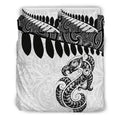 Aotearoa Bedding Set Maori Silver Fern Duvẻ Cover And Pillow Cases MP13072002