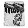 Aotearoa Bedding Set Maori Silver Fern Duvẻ Cover And Pillow Cases MP13072002