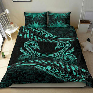 New Zealand Bedding Set Manaia Maori Silver Fern Duvet Cover MP13072007