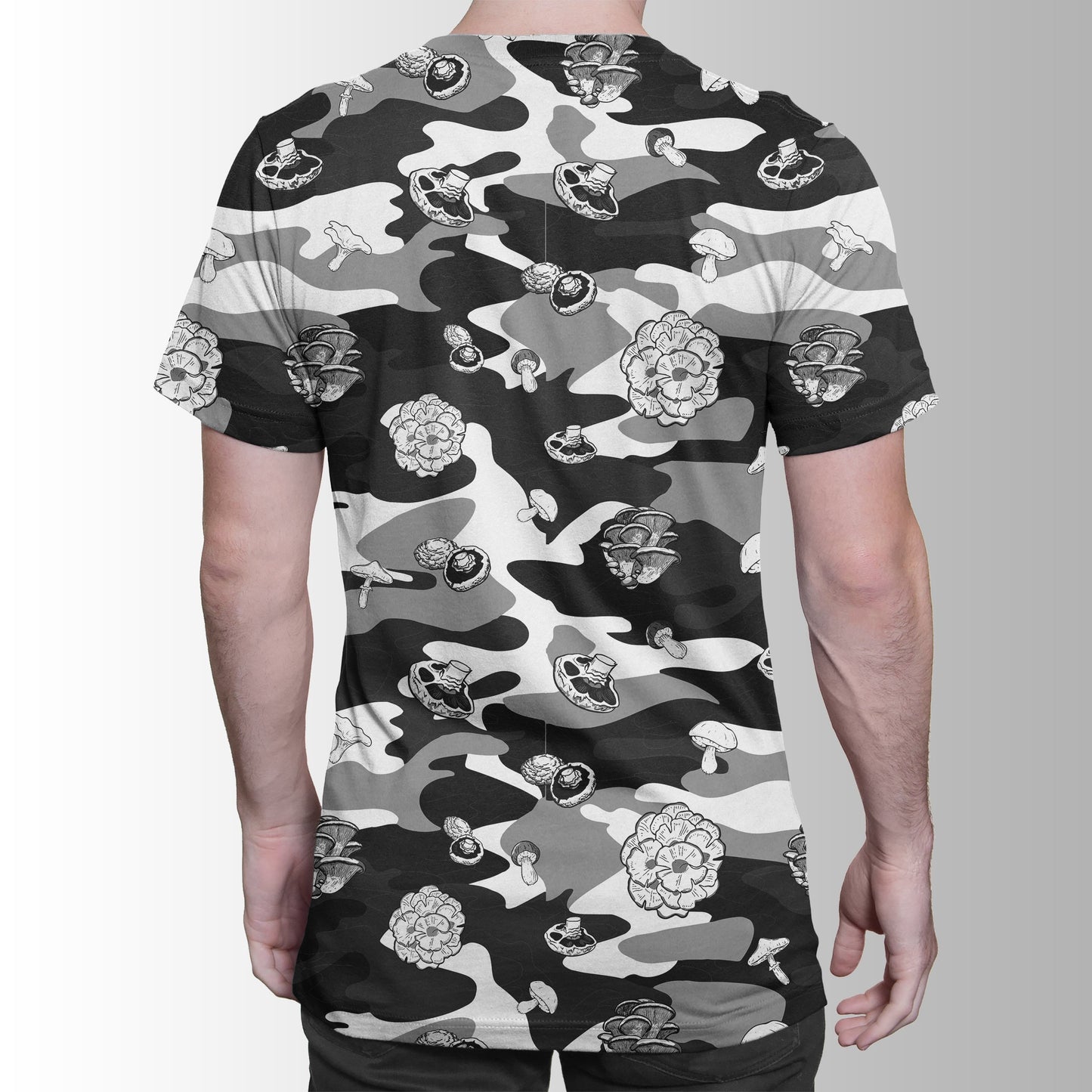 Camo Pants Mushroom Hoodie-Apparel-NTH-T-Shirt-S-Vibe Cosy™