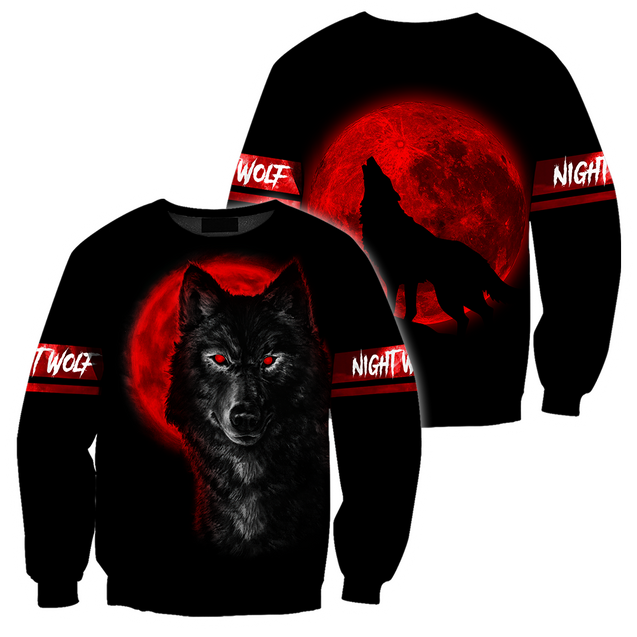 Wolf 3D All Over Printed Unisex Shirts No 14