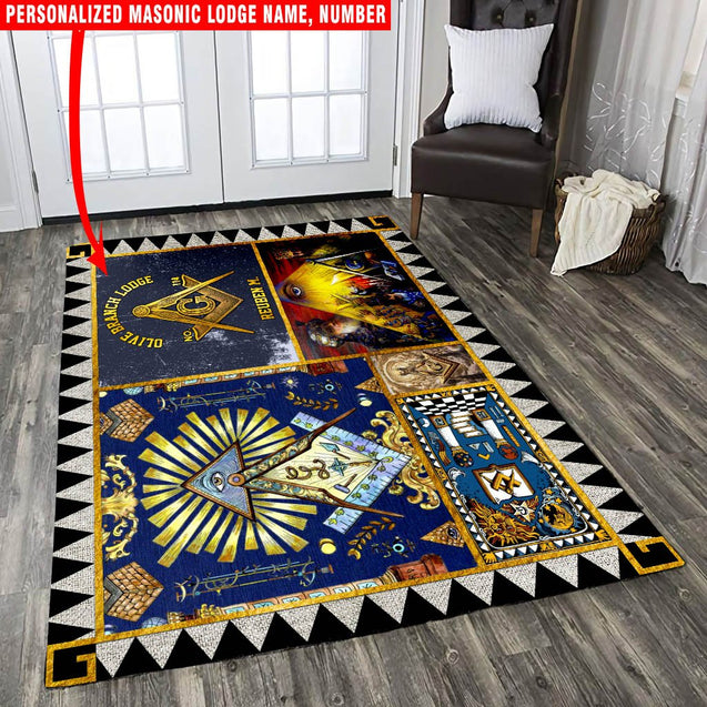 Personalized Lodge XT 3D All Over Printed Freemason RUG 19032102.CXT