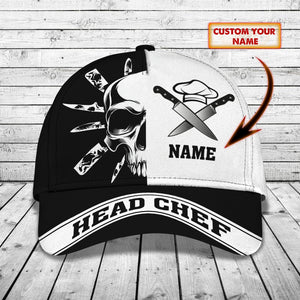 Customized Name Master Chef Classic Cap