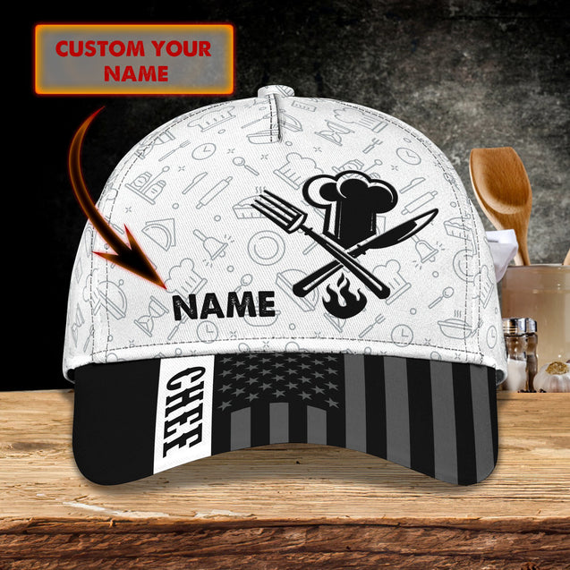 Customized Name Master Chef Classic Cap