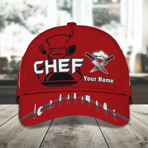 Customized Name Master Chef Classic Cap