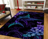 Beautiful Marlin hibiscus Hawaii 3D Rug