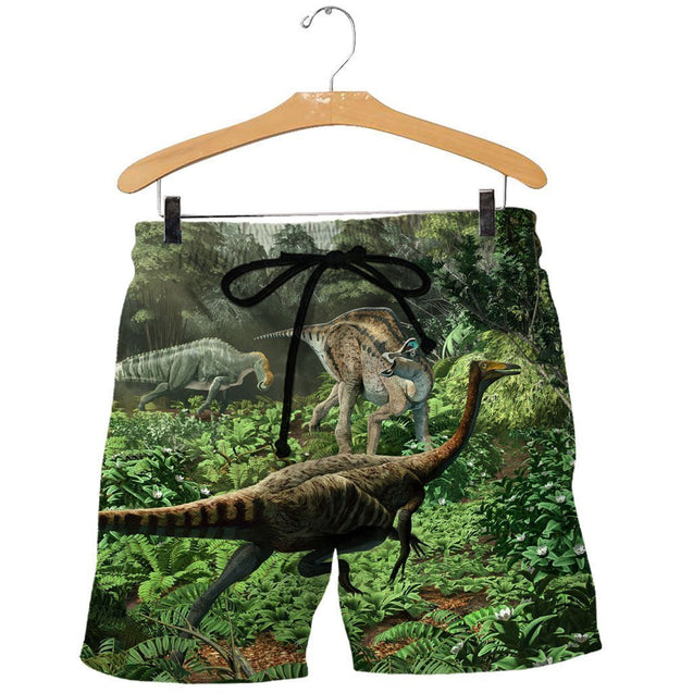 3D All Over Printed Dinosaurs Shirts and Shorts-3D All Over Printed Clothes-HP Arts-Shorts-XS-Vibe Cosy™