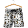 3D All Over Printed Dinosaurs Shirts and Shorts-3D All Over Printed Clothes-HP Arts-Shorts-XS-Vibe Cosy™