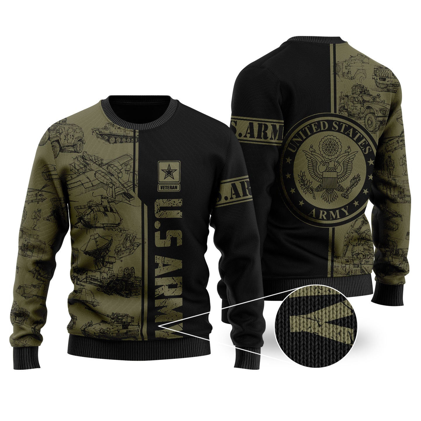 US Army 3D All Over Printed Unisex Shirts