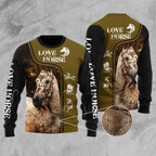Love Horse 3D All Over Printed Shirts For Men and Women Pi112051