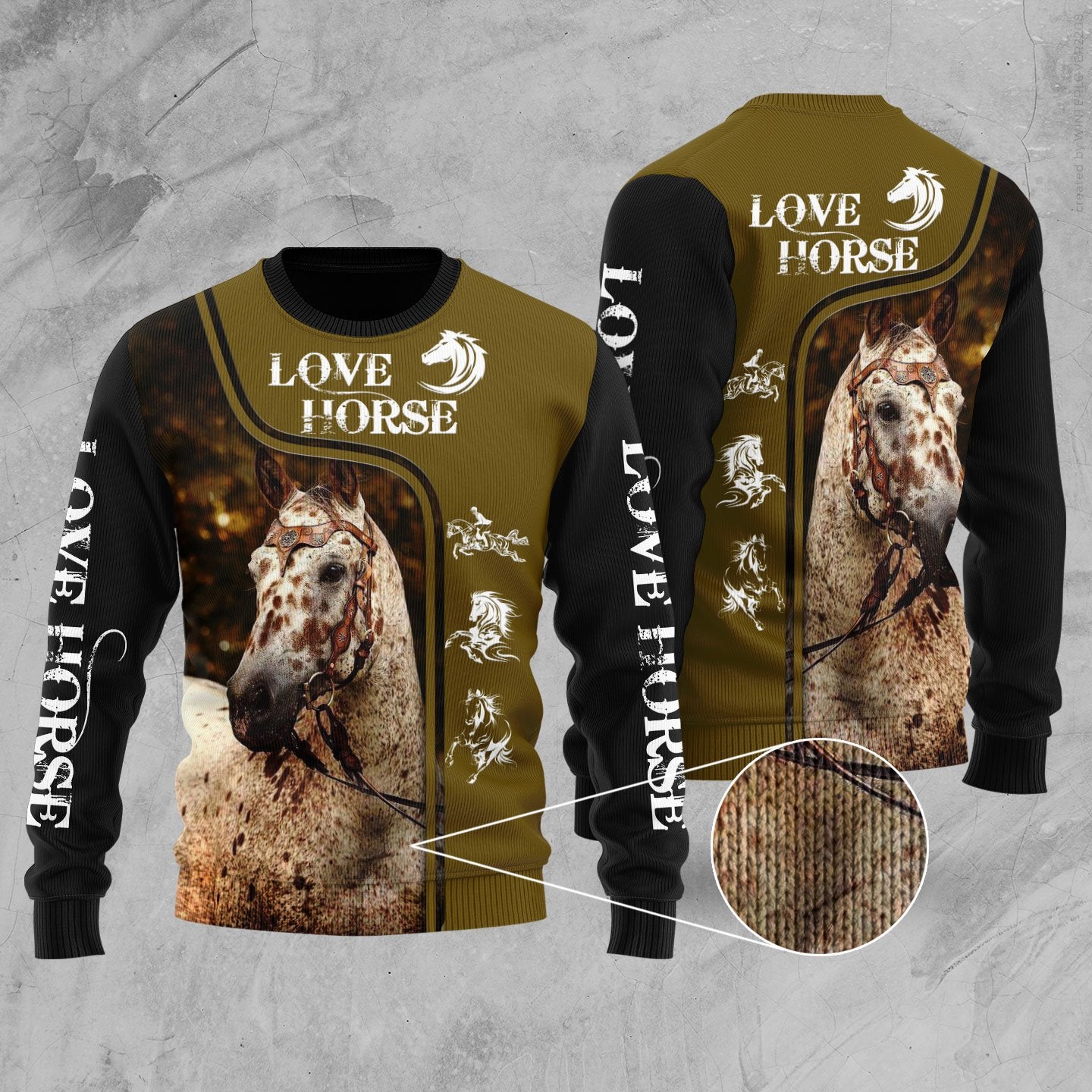 Love Horse 3D All Over Printed Shirts For Men and Women Pi112051