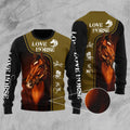 Love Horse 3D All Over Printed Shirts For Men and Women Pi112052