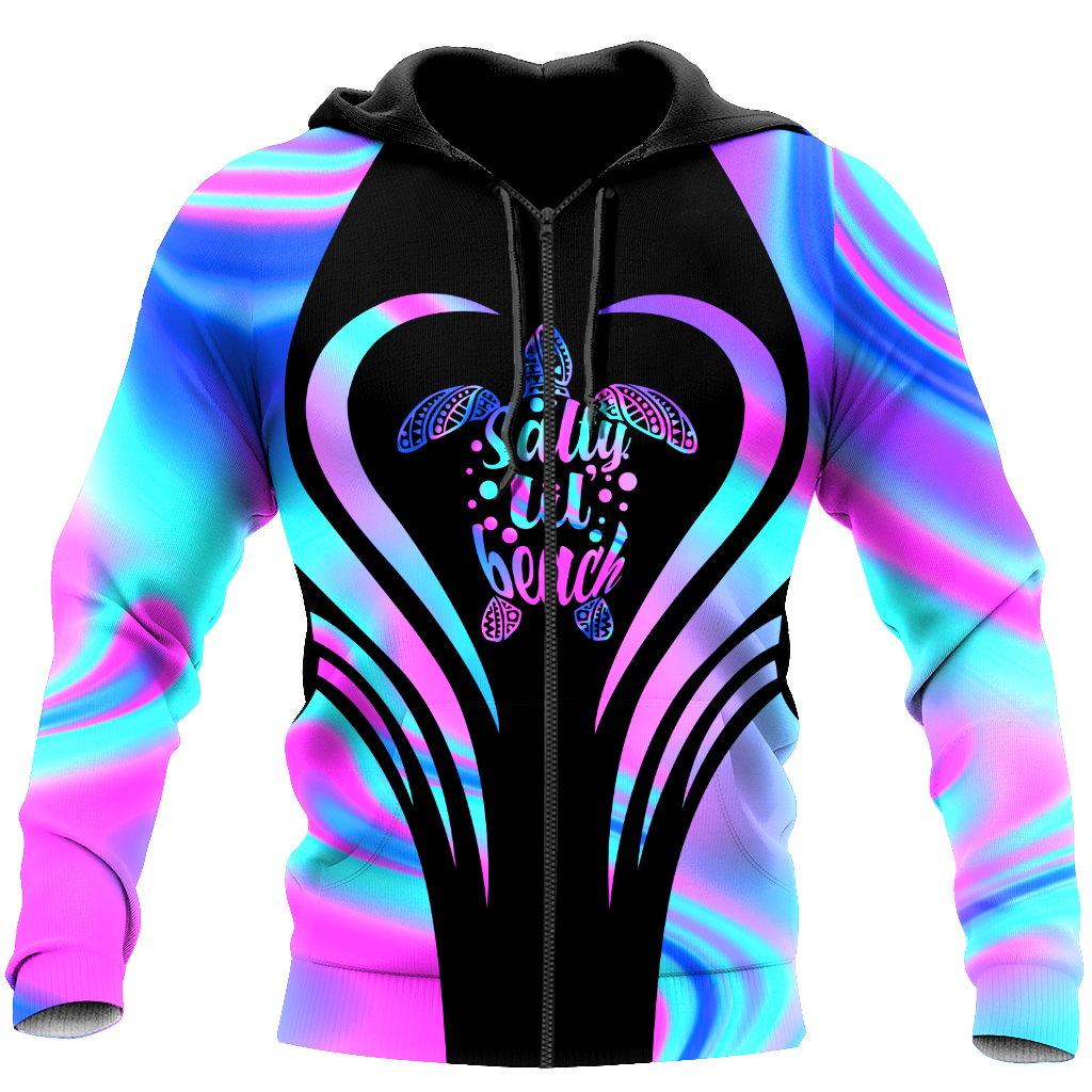 Salty lil beach 3d hoodie shirt for men and women DD06082001-Apparel-HG-Zip hoodie-S-Vibe Cosy™