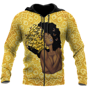 July afro girl art 3d hoodie shirt for men and women DD06102001-Apparel-HG-Zip hoodie-S-Vibe Cosy™