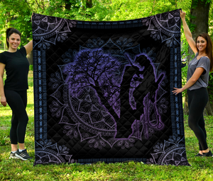 Premium All Over Printed Mandala Arborist Quilt MEI