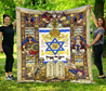 Premium Jewish All Over Printed Quilt MEI