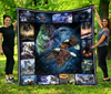 Premium Mythical Land Wolf and Eagle Quilt