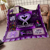 Alzheimer Awareness blanket