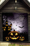 The Bat Night Halloween Quilt