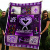 Alzheimer Awareness blanket