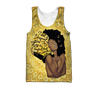 August afro girl art 3d hoodie shirt for men and women DD06102002-Apparel-HG-Men's tank top-S-Vibe Cosy™