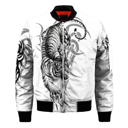 White Tiger Tattoo 3D All Over Printed  Unisex Shirts