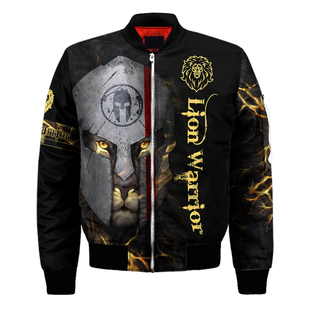 Spartan Lion Warrior 3D All Over Printed Unisex Shirts