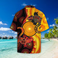 Aboriginal Australia Indigenous Lizards and the Sun Beach Shirt TR2707208S-Apparel-Huyencass-SHIRT-S-Vibe Cosy™