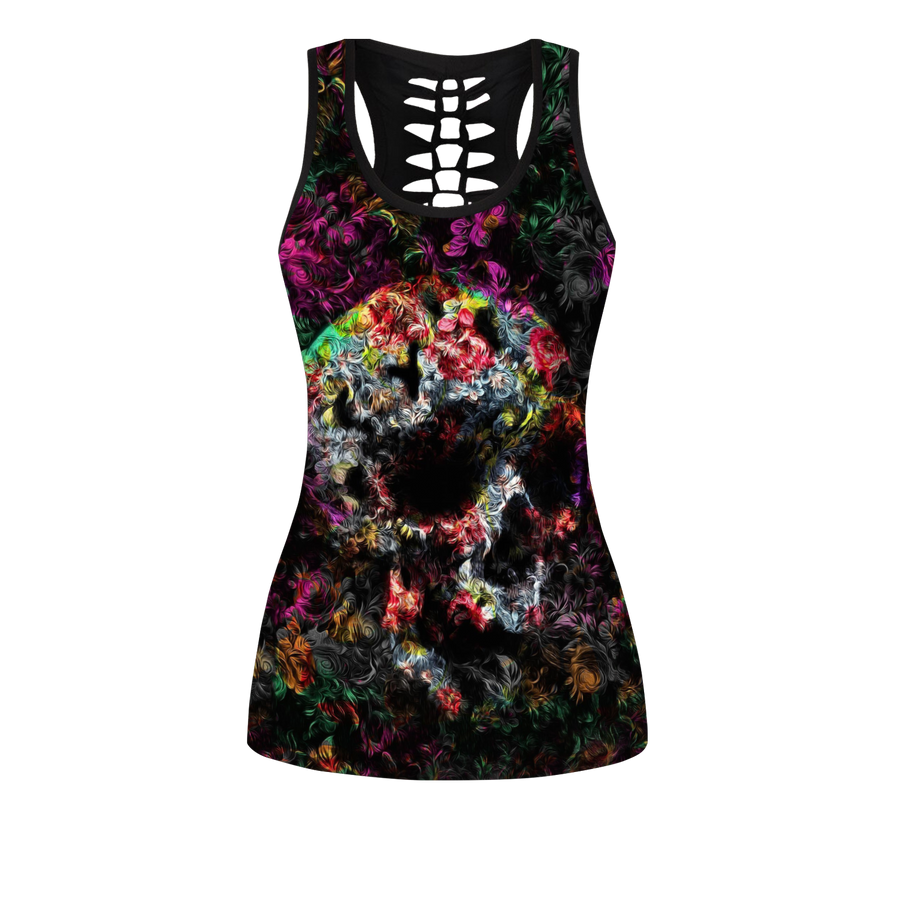 Love Skull tanktop & legging outfit for women Pi130501-Apparel-PL8386-S-S-Vibe Cosy™
