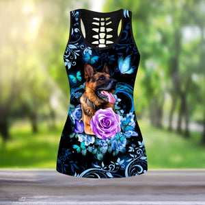 German Shepherd Butterfly Combo Tank + Legging