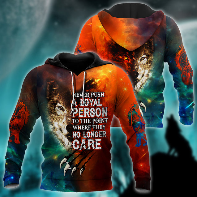 3D All Over Print Wolf Hoodie Pi27082001