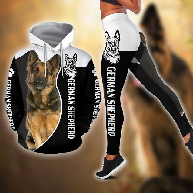 German Shepherd Sport combo hoodie + legging DL210919