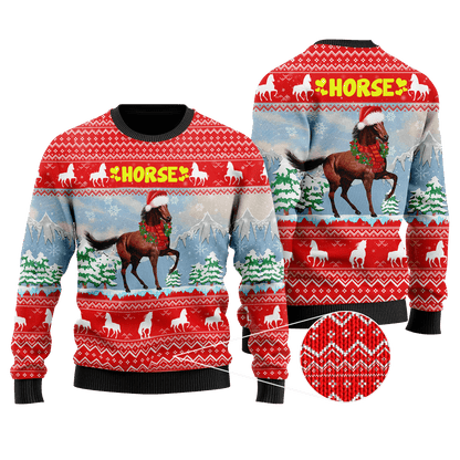 Horse Christmas 3D Shirt For Men And Women HHT16102007